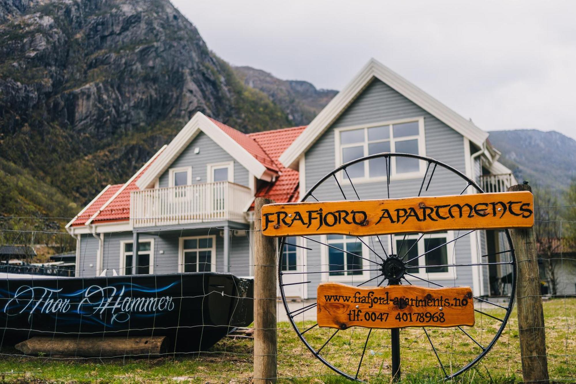 Dirdal Frafjord Apartments Thor מראה חיצוני תמונה